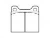 Plaquettes de frein Brake Pad Set:001 420 06 20