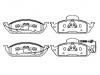 Plaquettes de frein Brake Pad Set:163 420 03 20