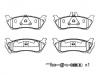 Bremsbelagsatz, Scheibenbremse Brake Pad Set:163 420 05 20