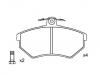 刹车片 Brake Pad Set:357 698 151 A