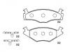 Bremsbelagsatz, Scheibenbremse Brake Pad Set:867 698 151