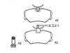 Plaquettes de frein Brake Pad Set:4250.55