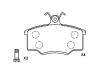 Plaquettes de frein Brake Pad Set:431 698 151 E