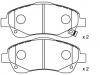 Pastillas de freno Brake Pad Set:04465-05130