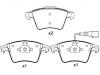 Bremsbelagsatz, Scheibenbremse Brake Pad Set:7H0 698 151