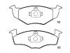 Bremsbelagsatz, Scheibenbremse Brake Pad Set:1H0 698 151 A