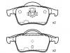 тормозная кладка Brake Pad Set:272 399