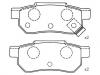 Pastillas de freno Brake Pad Set:06022-SP8-000