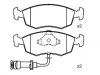 Plaquettes de frein Brake Pad Set:1 632 792