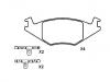 тормозная кладка Brake Pad Set:191 698 151 F