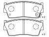 刹车片 Brake Pad Set:55200-60810