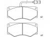 тормозная кладка Brake Pad Set:190 6040