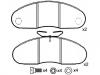 Brake Pad Set:631 420 02 20