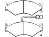 Plaquettes de frein Brake Pad Set:190 6183