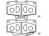 Plaquettes de frein Brake Pad Set:04465-60050