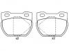 тормозная кладка Brake Pad Set:SFP000280