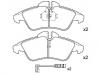 Pastillas de freno Brake Pad Set:004 420 55 20