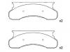 тормозная кладка Brake Pad Set:E9TZ-2001-B