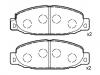 тормозная кладка Brake Pad Set:MB 295 692