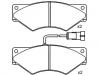 Bremsbelagsatz, Scheibenbremse Brake Pad Set:190 6427