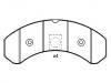 Bremsbelagsatz, Scheibenbremse Brake Pad Set:8 284 000 106