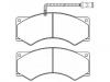 Plaquettes de frein Brake Pad Set:BBU 8178