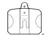 Brake Pad Set:111 430 188