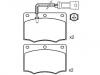 Plaquettes de frein Brake Pad Set:1 619 145