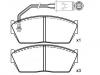 Bremsbelagsatz, Scheibenbremse Brake Pad Set:GBP90289