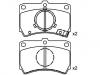 Plaquettes de frein Brake Pad Set:BG35-49-28ZA