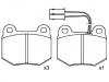 Brake Pad Set:0060 728 434