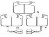 тормозная кладка Brake Pad Set:0060 750 760