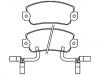 Plaquettes de frein Brake Pad Set:0060 750 464
