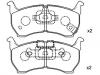 тормозная кладка Brake Pad Set:GA97-49-280