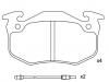 Plaquettes de frein Brake Pad Set:77 01 202 213