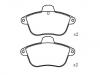 Bremsbelagsatz, Scheibenbremse Brake Pad Set:60 00 009 363