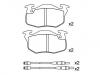 Plaquettes de frein Brake Pad Set:95 659 340