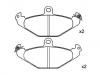 刹车片 Brake Pad Set:4 762 999