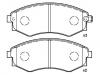 Pastillas de freno Brake Pad Set:58101-28A00