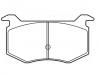 Bremsbelagsatz, Scheibenbremse Brake Pad Set:180942