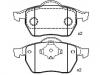 тормозная кладка Brake Pad Set:8D0 698 151 A