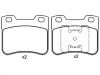 Pastillas de freno Brake Pad Set:181150