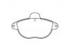 Plaquettes de frein Brake Pad Set:4251.33