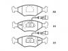 Plaquettes de frein Brake Pad Set:9 947 917