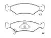 тормозная кладка Brake Pad Set:0K2A2-33-23Z