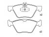 Bremsbelagsatz, Scheibenbremse Brake Pad Set:05114555AA