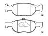 Bremsbelagsatz, Scheibenbremse Brake Pad Set:9 947 934