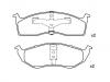 Plaquettes de frein Brake Pad Set:4 882 106