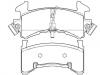 тормозная кладка Brake Pad Set:01155444