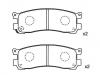 тормозная кладка Brake Pad Set:HF39-26-48ZA